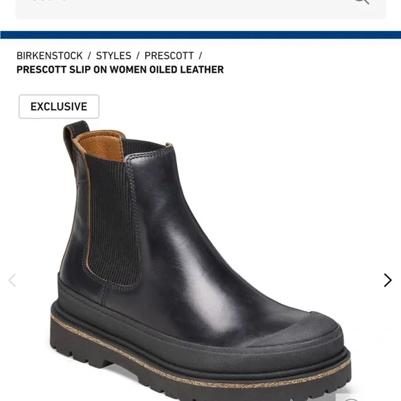 Birkenstock Black Ankle Boots - Picture 1 of 7